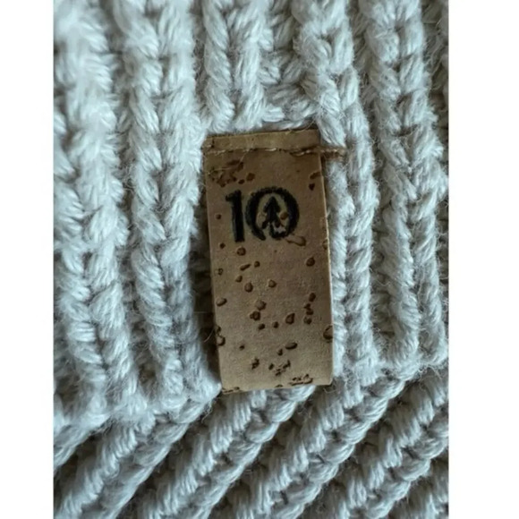 10 Tree Womens Highline V-Neck Cotton Knit Sweater Dress M - Picture 8 of 9